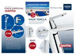 Nueva campaña personalizada de Grohe solo disponible en tiendas Gamma