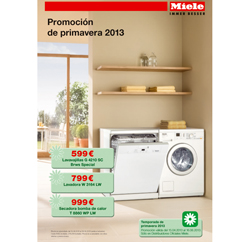 Miele recibe la primavera con mejores precios