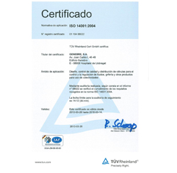 Genebre consigue la Certificación ISO 14001 