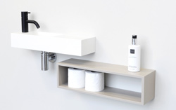 HI-MACS inspira las nuevas colecciones de baño NotOnlyWhite de Marike Andeweg