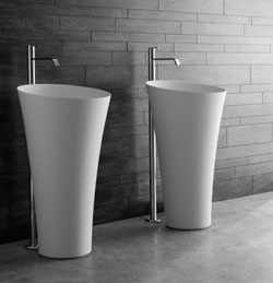 Lavabo escultórico de Antonio Lupi