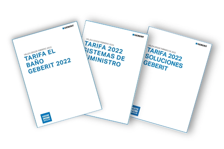 Geberit presenta sus tarifas para 2022