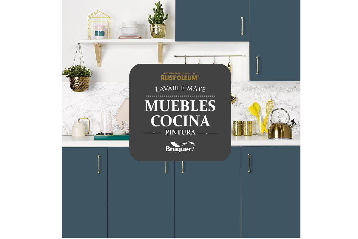 Pintura lavable mate para MUEBLES COCINA - RUSTOLEUM