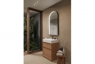 LEDIMEX aporta un toque distinguido al baño con su espejo tipo capilla