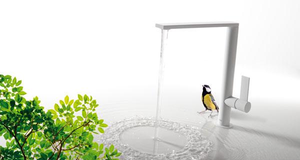 El blanco, color de tendencia en grifería para la cocina